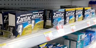 Zantac shelves